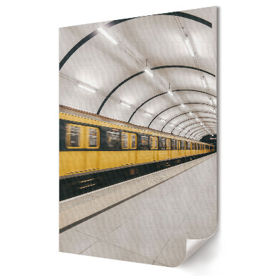 Az aranyvonat a modern metróban plakát nyomtatás