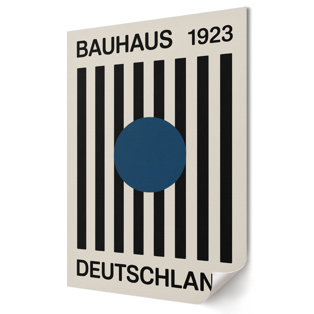 Plakát nyomtatás Bauhaus 1923: Művészet és design Németországban