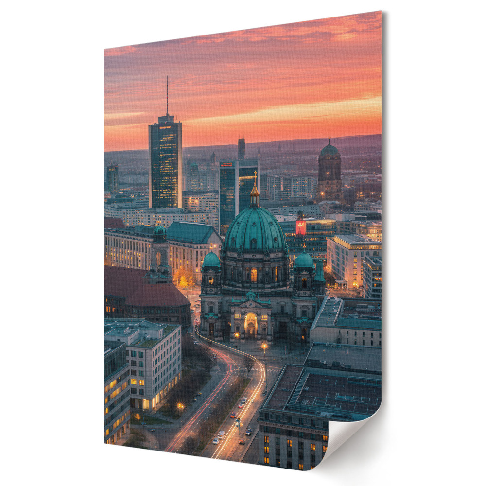 Plakát poszter Naplemente Berlin felett