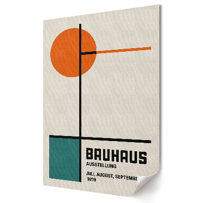 Bauhaus Művészeti és Design Kiállítás 1919 fali poszter