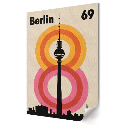 Plakát nyomtatás Berlin 69 jellegzetes tornyával