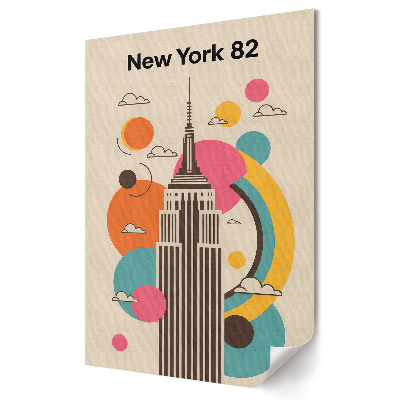 Modern Empire State Building grafikai poszter
