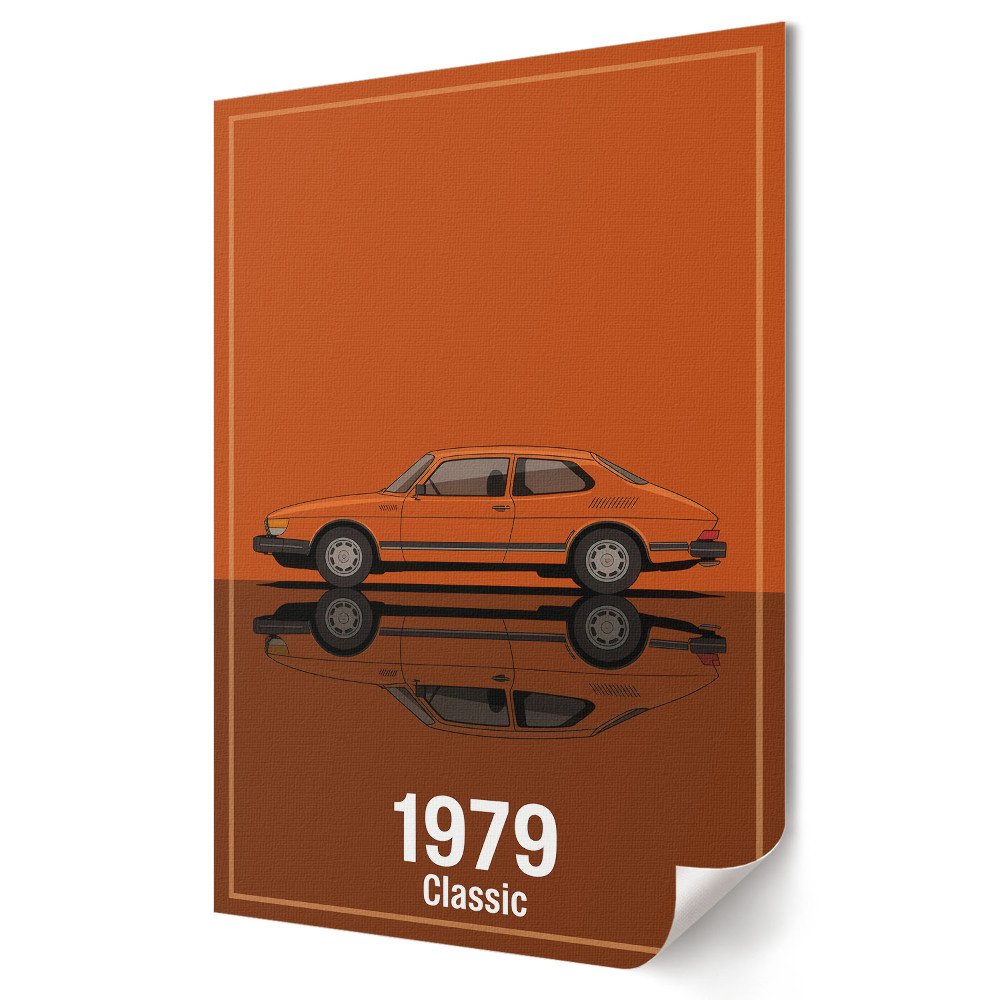 Plakát poszter Klasszikus autó 1979-ből