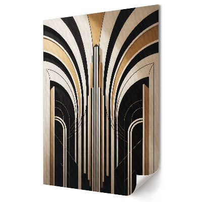 Plakát poszter Arany vonalak art deco stílusban