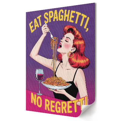 Plakát poszter Spagetti és öröm megbánás nélkül
