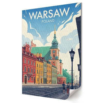 Plakát poszter Varsó: Színes városképi kaland