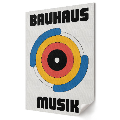 Bauhaus színek és formák a zenében poszter nyomat