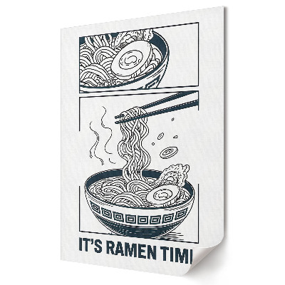 Plakát nyomtatás Itt az ideje egy finom ramen kalandnak