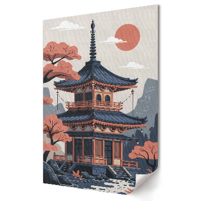 Nyugalom egy japán zen tájban plakát