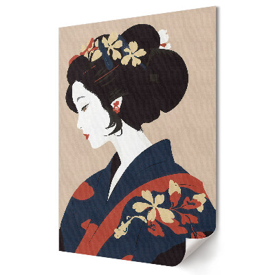 Fali poszter A japán szépség eleganciája a hagyományban