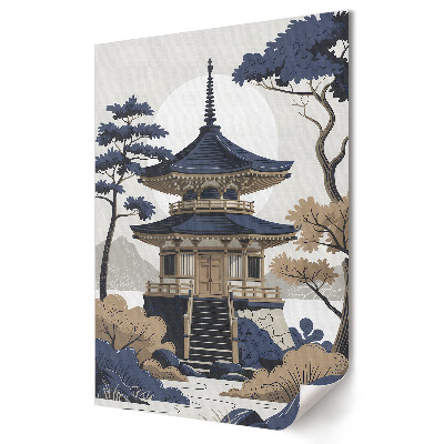 Plakát nyomtatás Nyugalom egy japán zen tájban