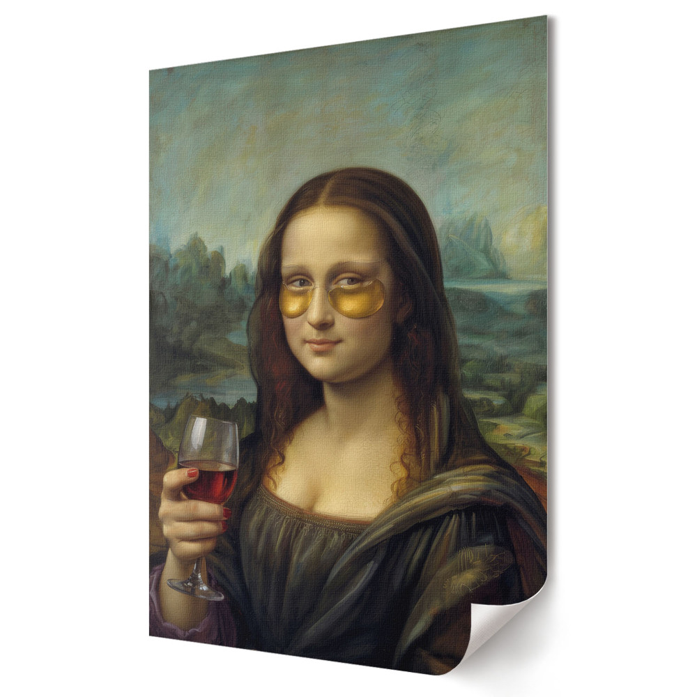 Plakát poszter Mona Lisa modern stílusban