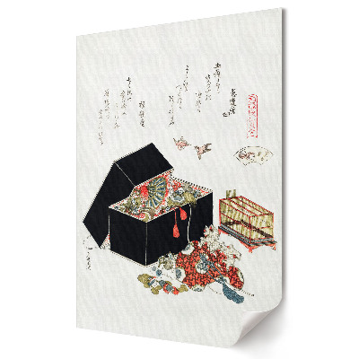 Japán művészet és hagyomány illusztrált poszter