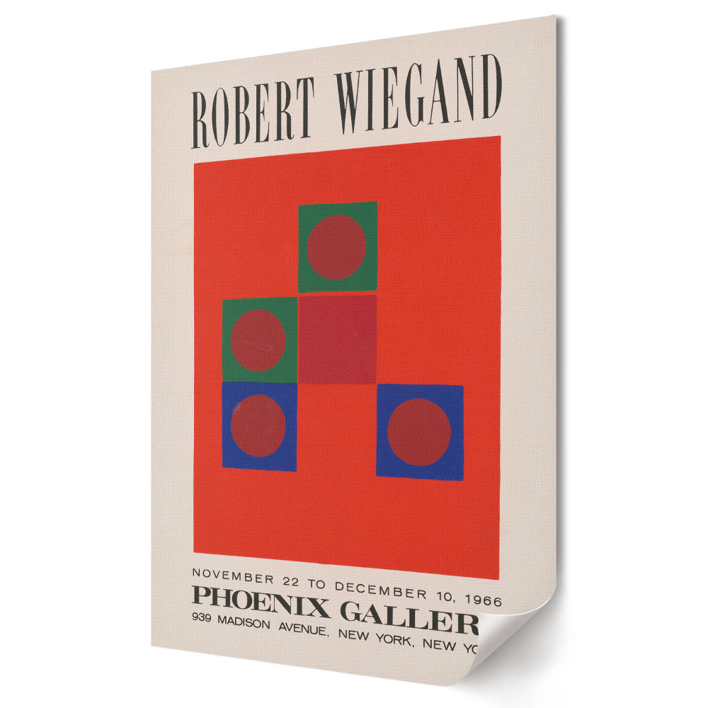 Plakát nyomtatás Robert Wiegand kiállítása a Phoenix Galériában