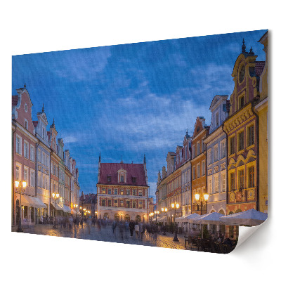 Retro poszter Egy bájos este Poznańban