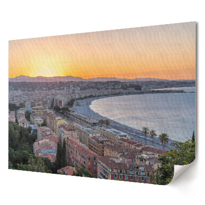 Plakát Naplemente Nizza felett