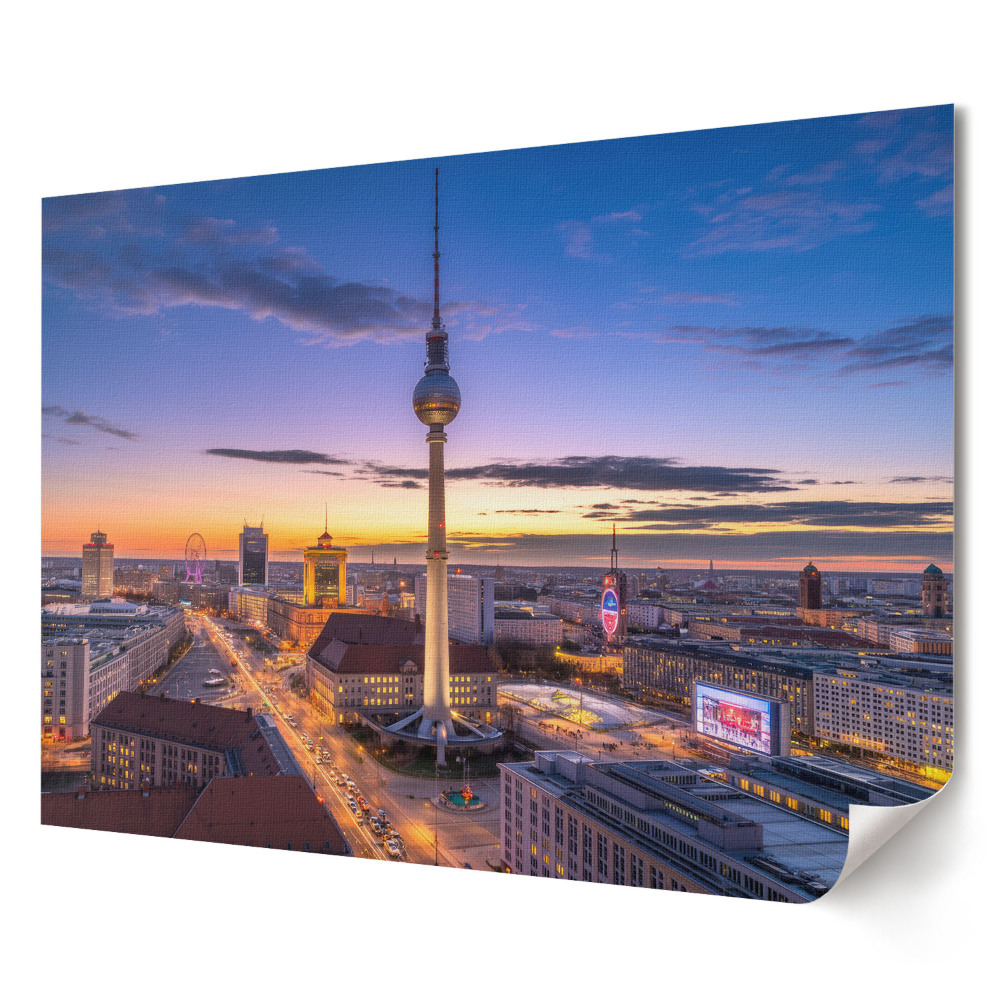 Plakát Naplemente Berlin felett