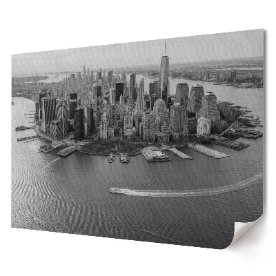 Retro stílusú fekete-fehér New York poszter