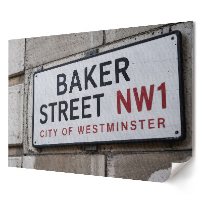 Baker Street Westminster retro poszter