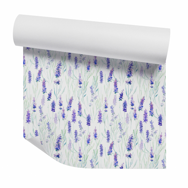 Dekor tapéta Francia levendula akvarell