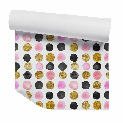 Öntapadós tapéta falra Színes dekoratív pöttyök