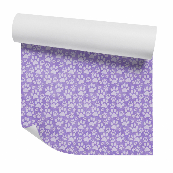 Dekor tapéta Lila tükörképe a kutya mancsainak
