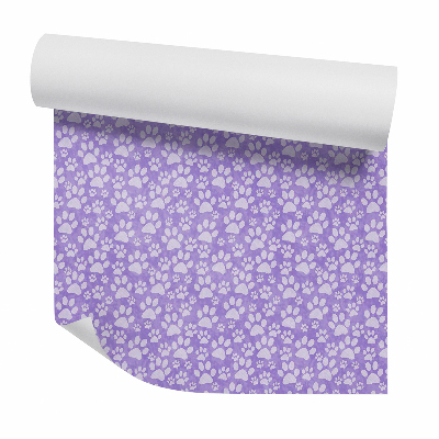 Dekor tapéta Lila tükörképe a kutya mancsainak