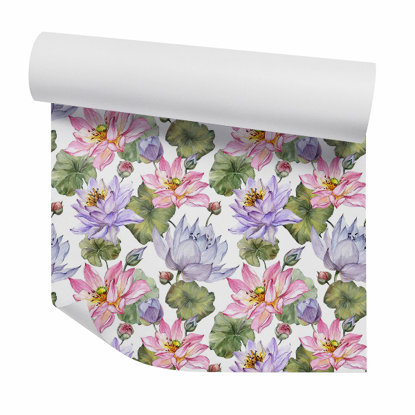 Fotótapéta falra Vázlat gyönyörű színes liliomok