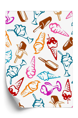 Tapéta Fagylalt desszertek