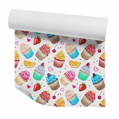 Foto tapeta Gyümölcsök és muffinok