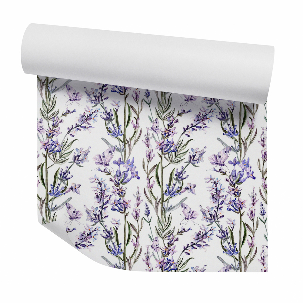 Modern tapéta Francia levendula ágak