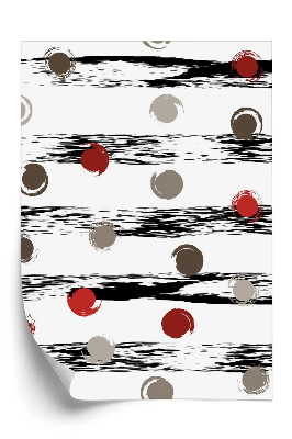 Tapéta Geometriai minta pontok és csíkok