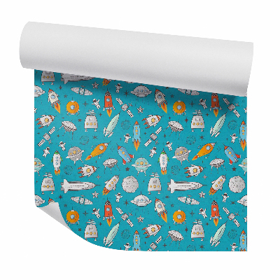 Dekor tapéta Kék űrhajós űrexpedíció