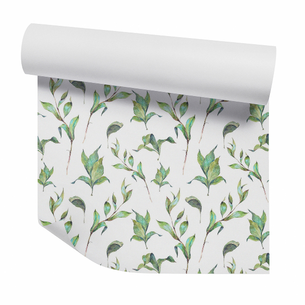 Modern tapéta A növényi ágak levelei