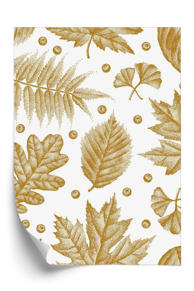 Öntapadós tapéta Őszi levelek