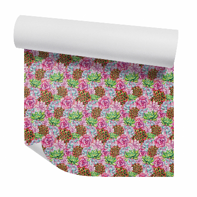 Dekor tapéta Kifejező absztrakt virágok