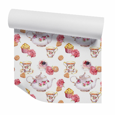 Foto tapeta Teáskészlet reggelire