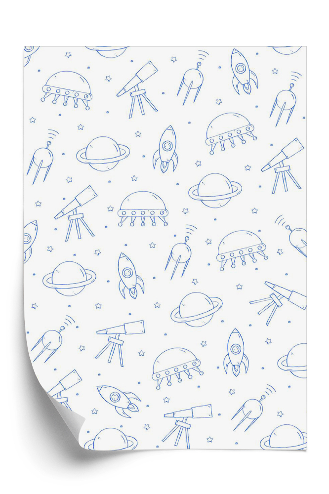 Öntapadó tapéta Világűr minta