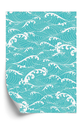 Öntapadó tapéta óceánhullámok