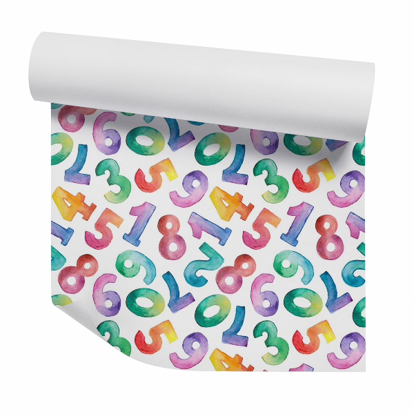 Dekor tapéta Színes számok absztrakció