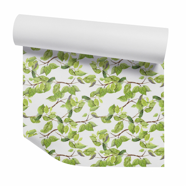 Öntapadós tapéta falra Zöld fa ágai