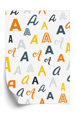 Tapéta Az ábécé betűi