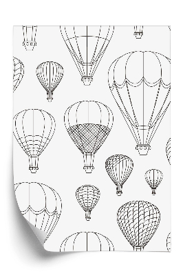 Öntapadós tapéta Légballonok készlete