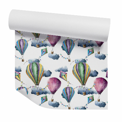 Zidna tapeta Vintage léggömbök a felhőkben