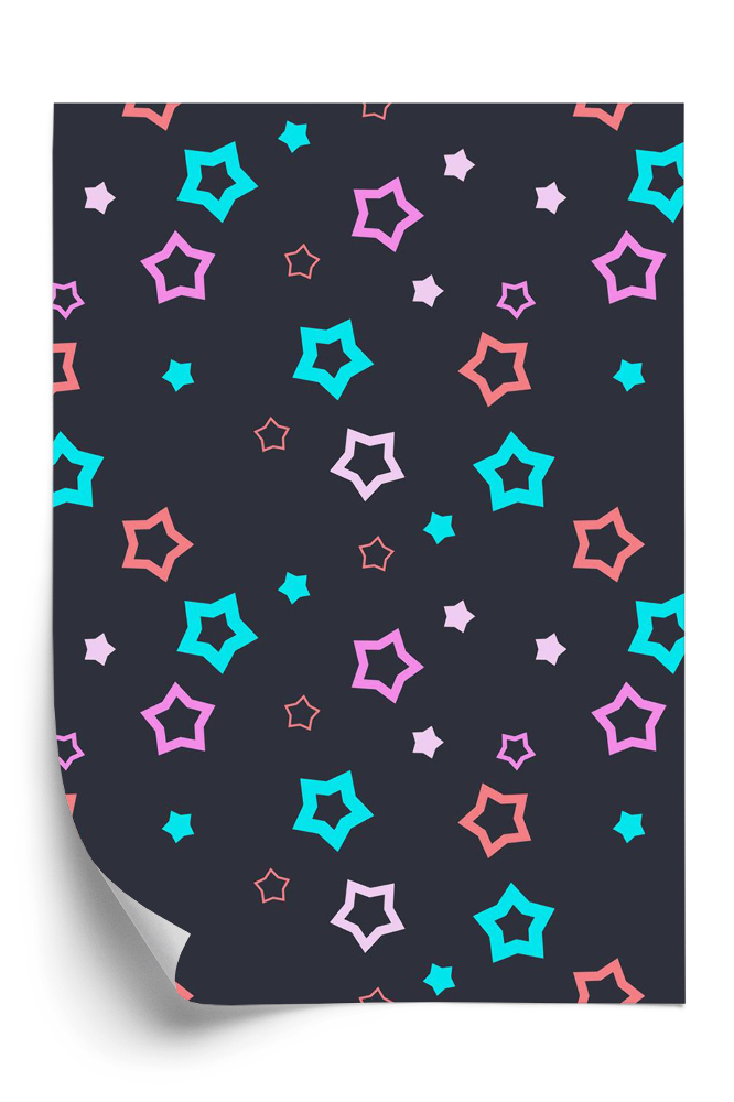 Tapéta Csillagok sötét alapon
