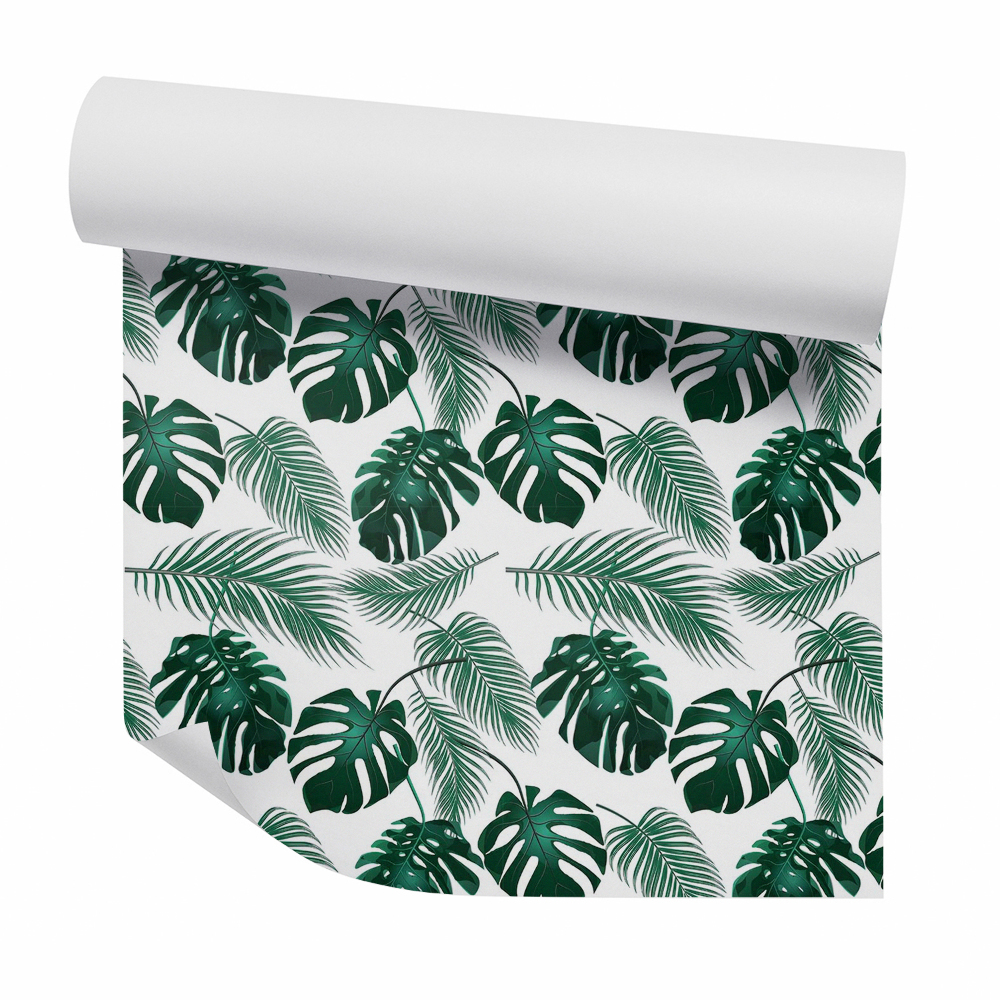 Öntapadós tapéta falra Egzotikus levelek