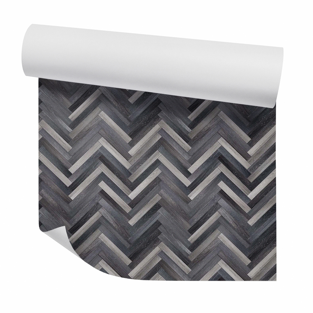 Fotótapéta falra Díszes szürke fa panelek