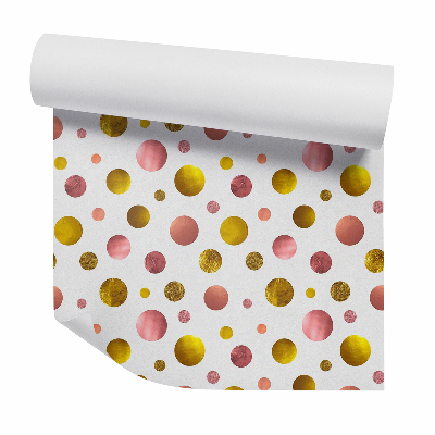 Fotótapéta falra Arany és piros pöttyök