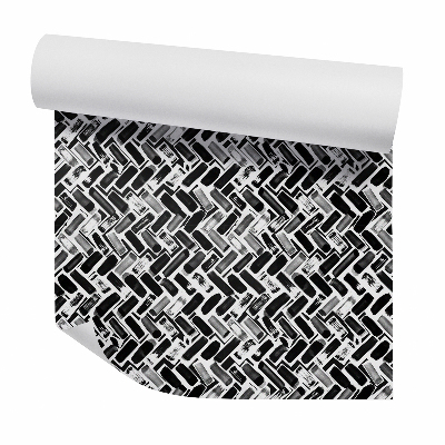 Öntapadós tapéta falra Dekoratív fekete figurák