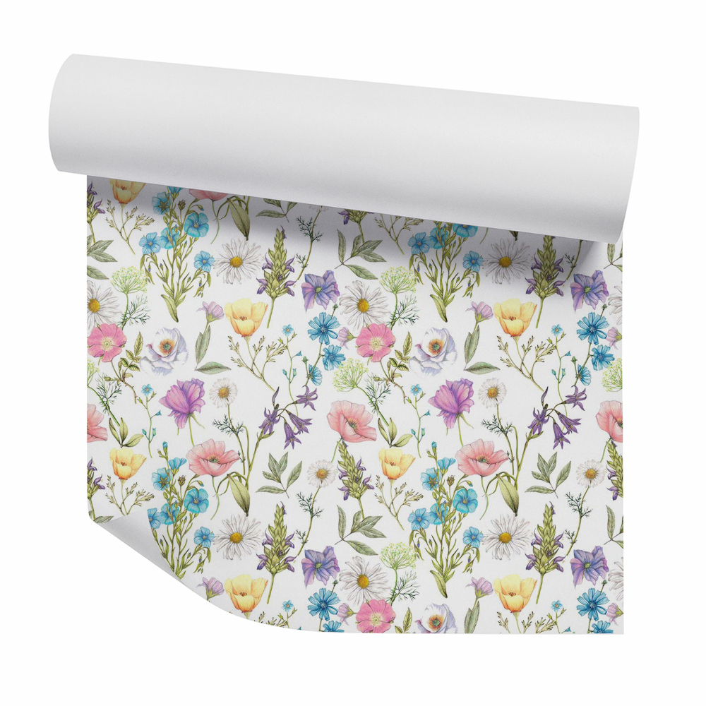 Dekor tapéta Dekoratív vadvirágok